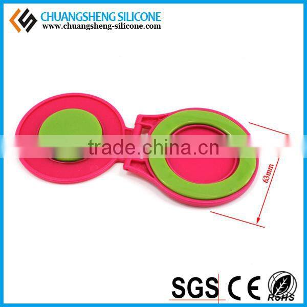 fashion round folding silicone mobile phone support