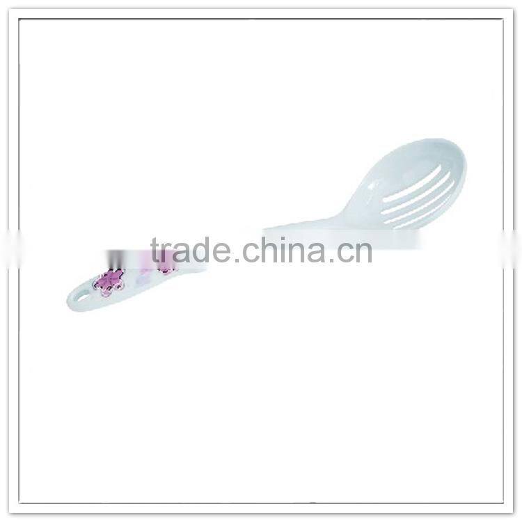China factory supply directly custom decal cheap salad spoon with holes