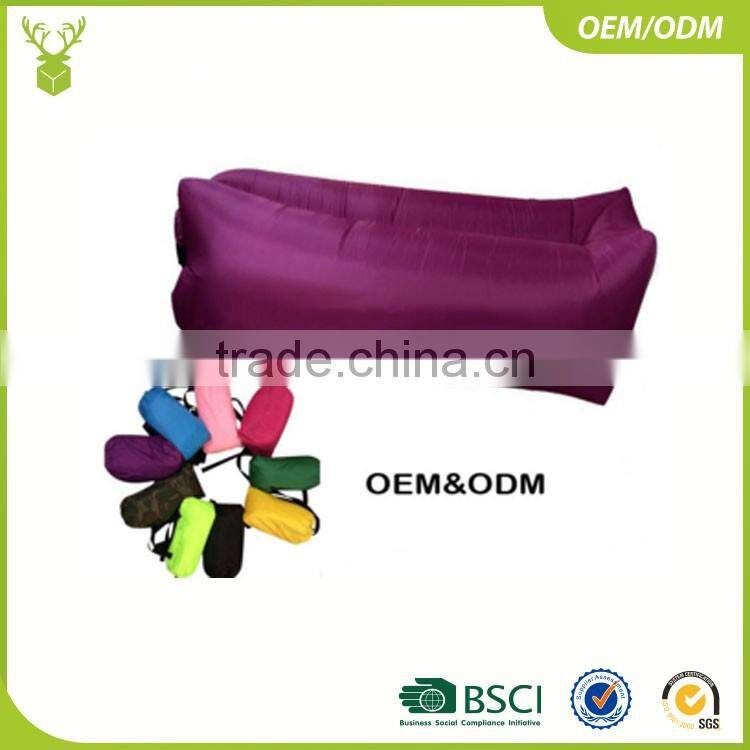 Lay Bag Inflatable Air Lounge Sofa Hangout camas inchable Camping Air Beach Bed Sleeping Bags Portable Lazy Bag