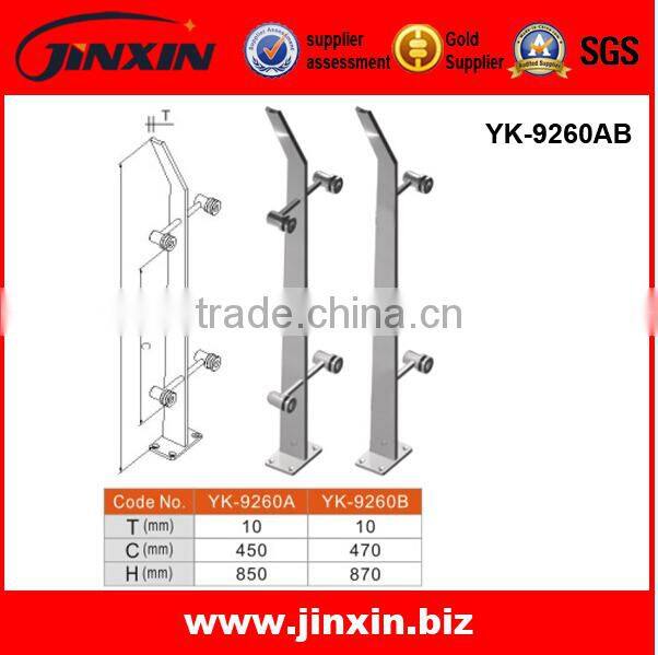 YK-9260 JINXIN balcony railing stainless glass from poland