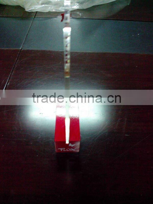 vacuum forming acrylic table display sign for exhibition