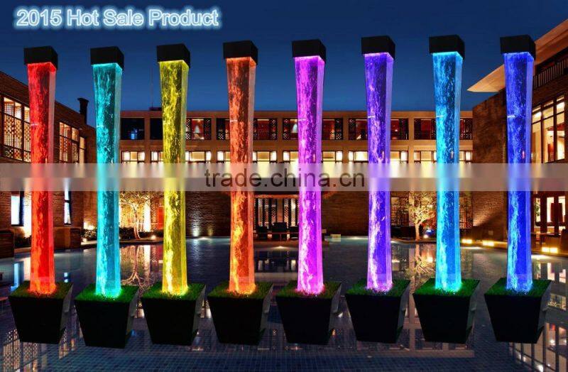 lighted water bubble acrylic jewelry display case showcase decoration