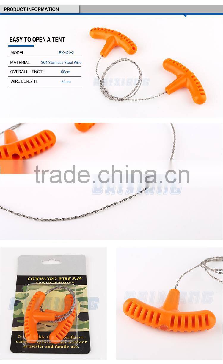 Superior qualIty excellent service orange plastic wood abrasive saw wire