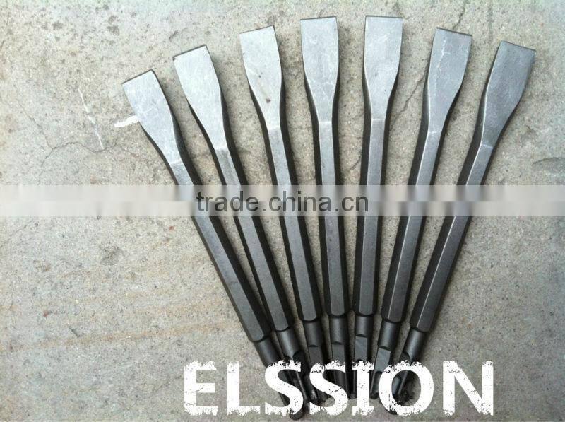 SDS plus flat chisel with straight shank