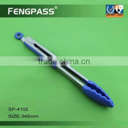 Stainless steel food serving tong FT-1055 kitchen utensil