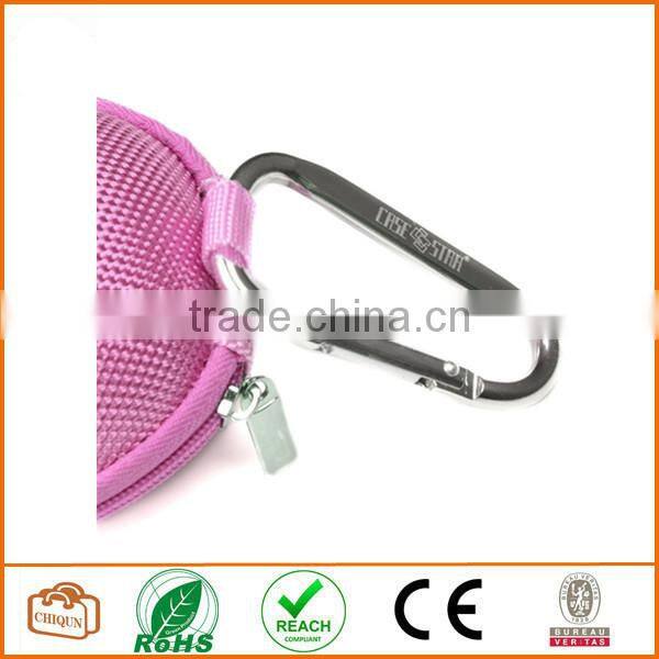 Pink Earphone handsfree headset HARD EVA Case