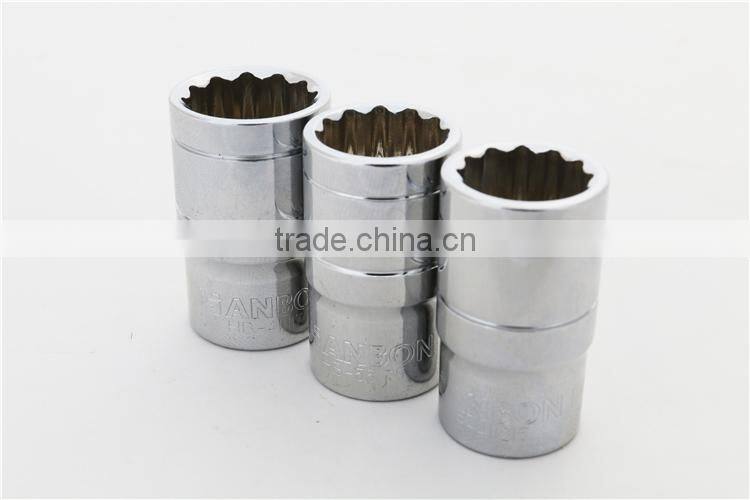 1/2'' Metric Dual Color Hexagonal Mirror Sockets CR-V