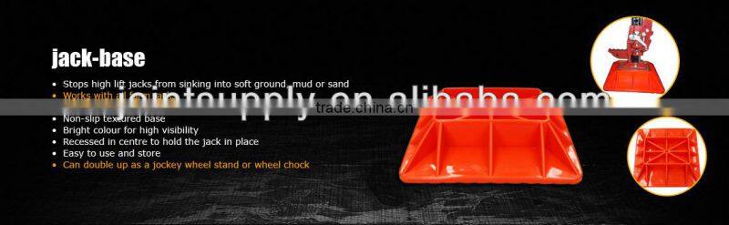 4x4/4wd/offroad 4T recovery farm jack base plate/ hi-lift jack base plate for sand&mud recovery