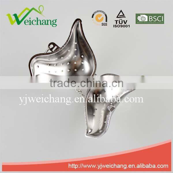 WCJ463 Good quality Hot sale Stainless Steel Bird Shape funny shape Tea Ball Tea Infuser with tray