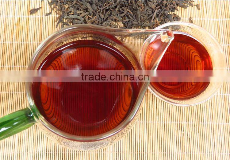 Wholesale mellow taste weight lose loose puerh tea highly welcomed detox tea Yunnan famous ripe royal puer tea