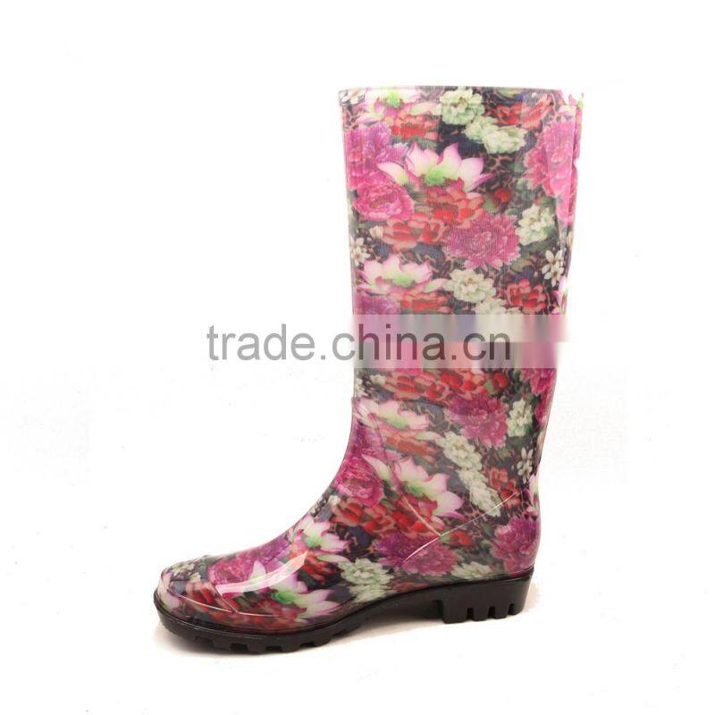 clasic long knee high tall rain boots wellies