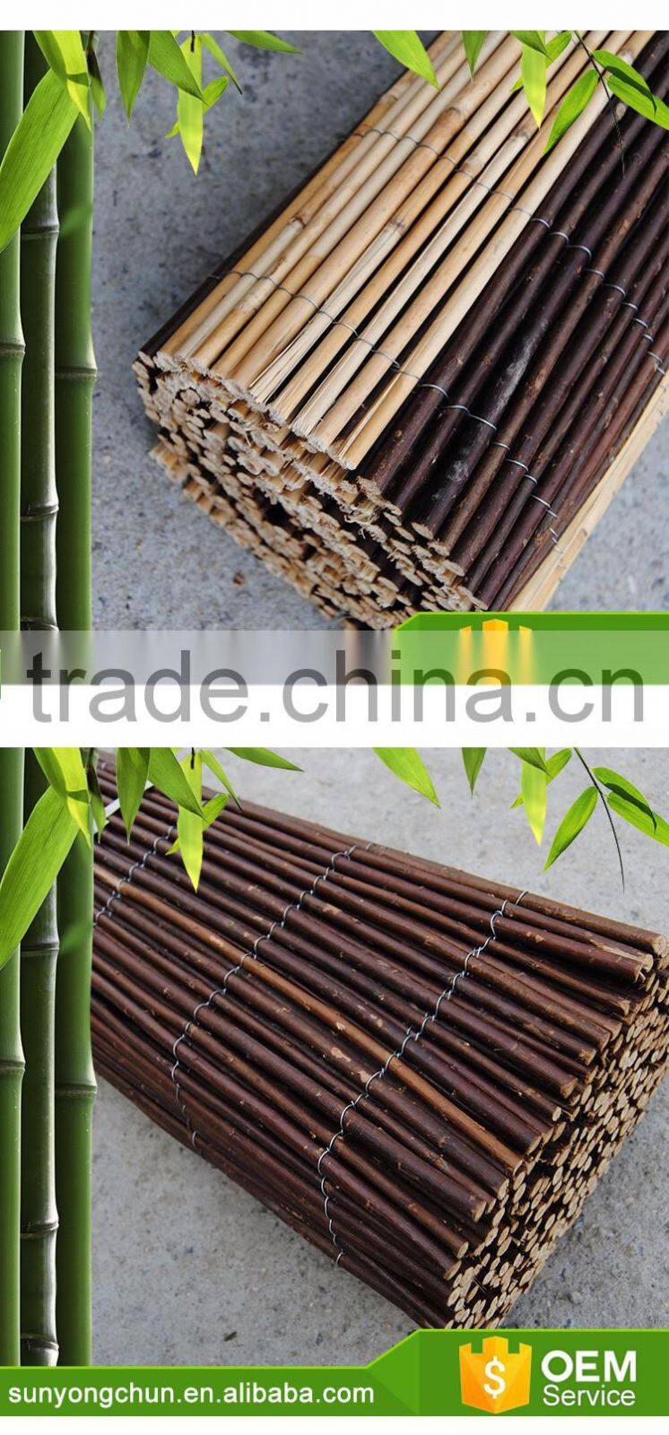 Eco-friendly composite coated natural top quality willow garden fences