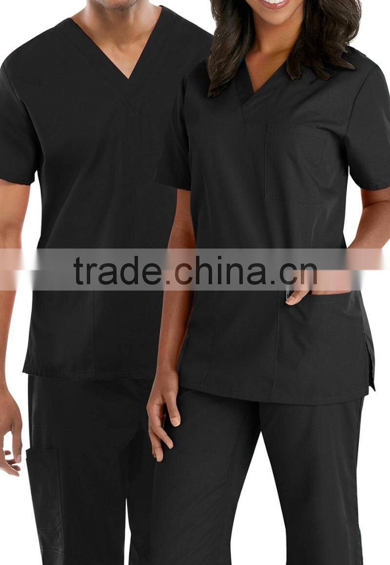 Custom hospital uniform clinical nurse medical scrubs uniform