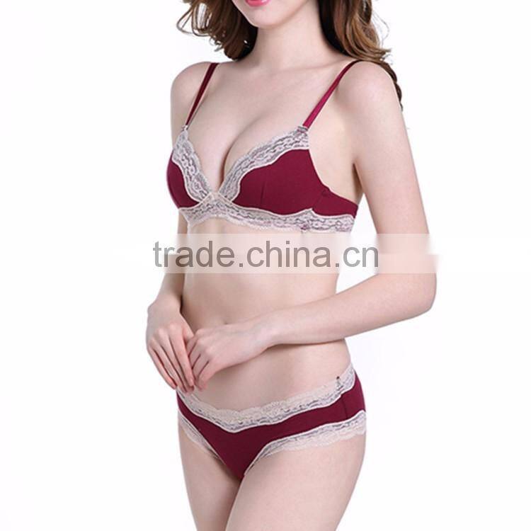 Hot Sexy Girls Underwear Bra and Panty Set Seam Mature Women Lingerie Underwear