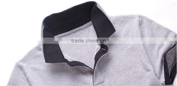 2016 fashionable 200 gsm pique colorful polo shirt design with combination