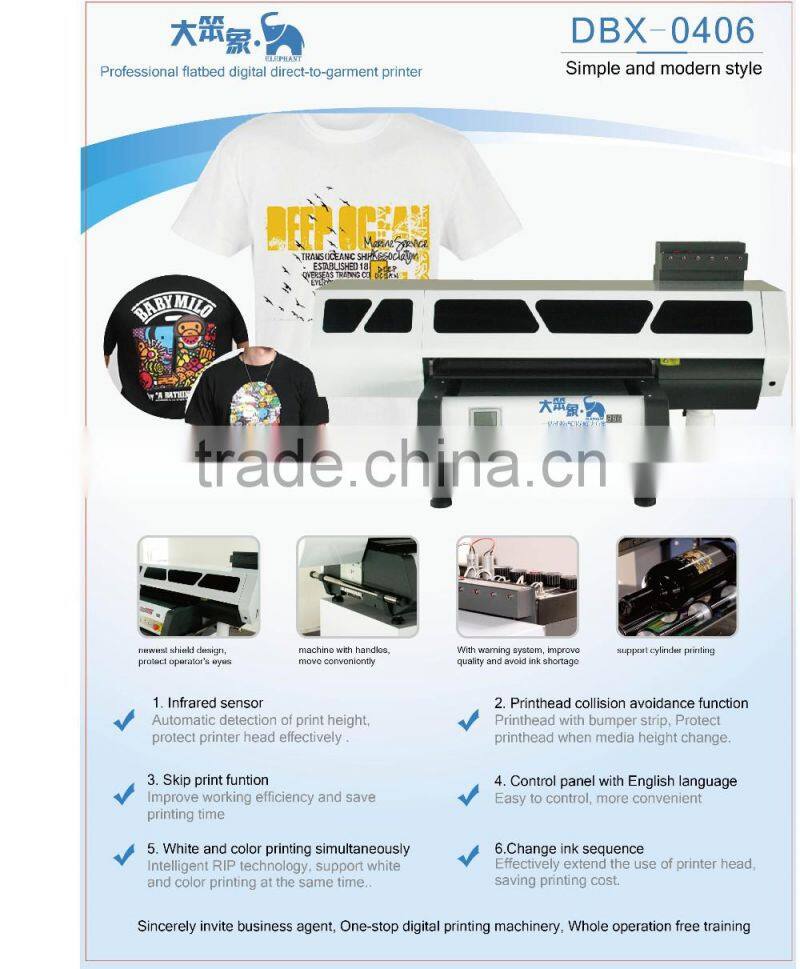 Cheap digital direct t-shirt printing machine