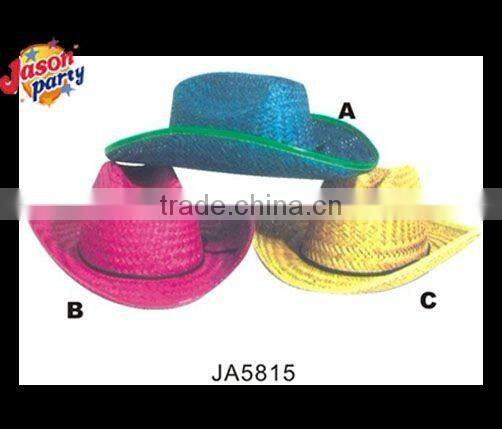 2012 Hat Party Ideas straw grass hats Wholesale Straw Cowboy Hats