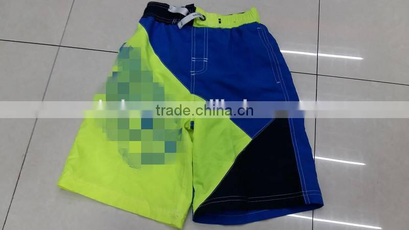 Kid's fashion comfortable brand sport shorts pants garment stock lot