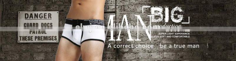 Stock design thick100 % cotton man underwear hot design