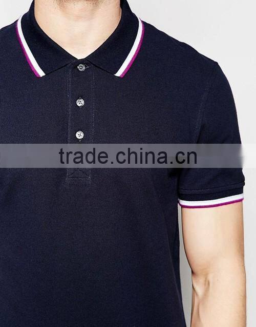 Customize men short sleeve 100% cotton pique dry fit sports golf polo shirt