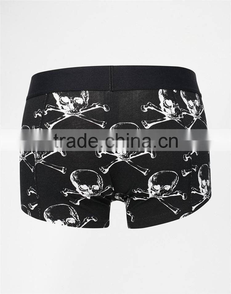 Halloween 3 Pack Custom Mens Boxer Shorts With Skull Print