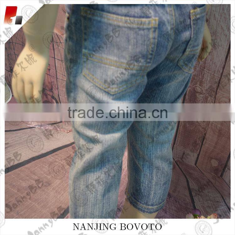 ripped style jeans Handsome boy Slim jeans