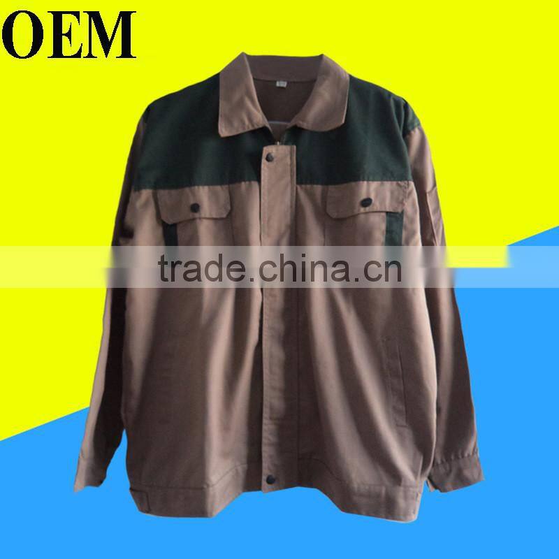 2016 Chinese Factory Wholesale Custom Uniform Long Sleeve Plus Size WorkWear