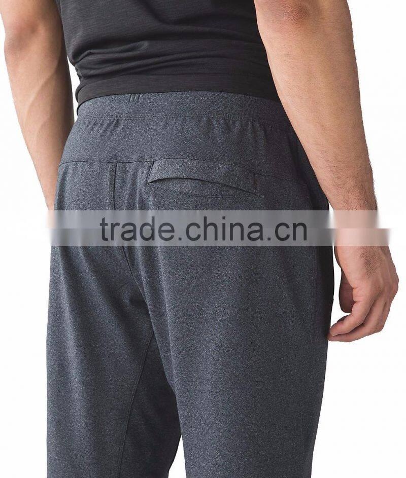 Quick dry heather soft fabric sports pants mens training pants
