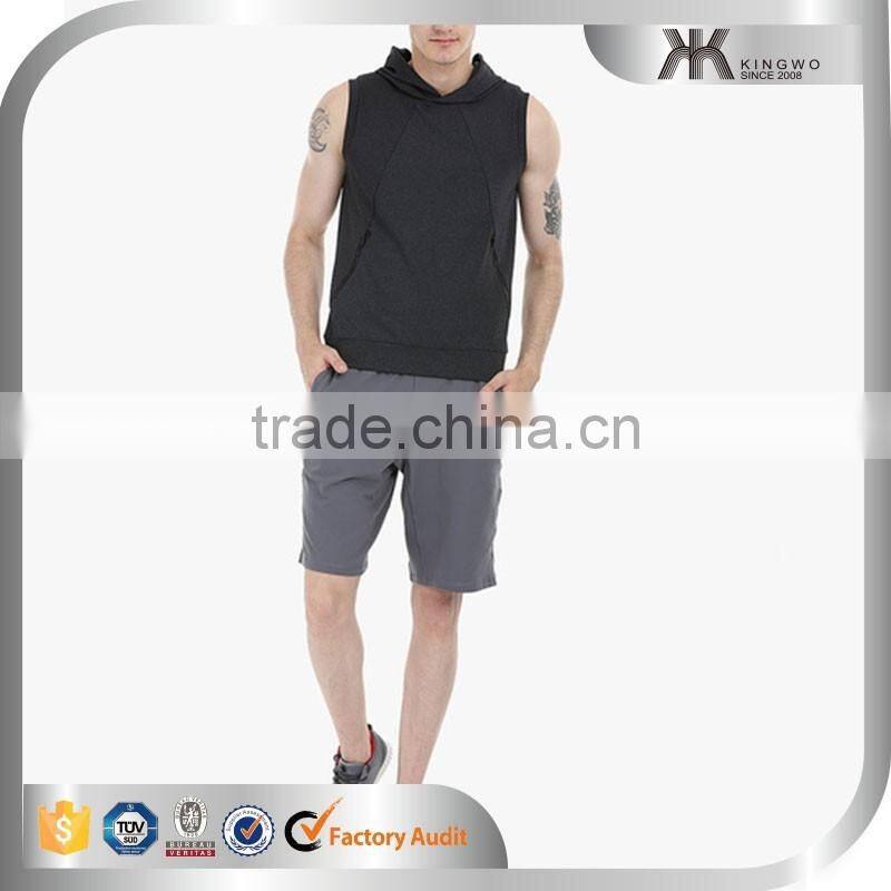 OEM & ODM China Supplier OEM Sleeveless Sweatshirt Hoodie Man Hoody