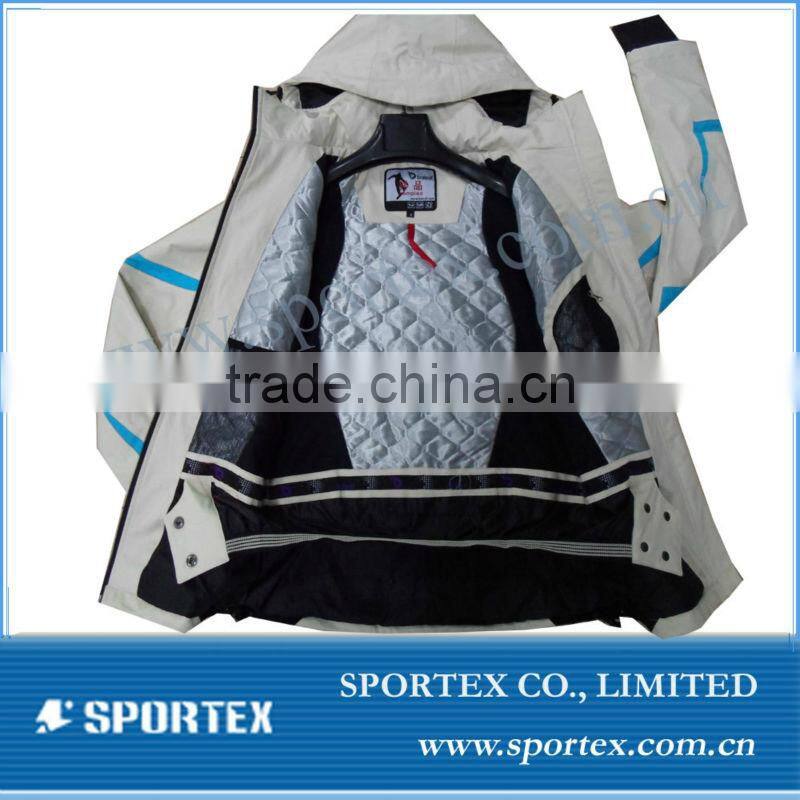 mens sports ski wear, OEM sports ski wear, sports ski wear with removable hood