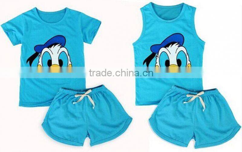 Customize Design Kids Summer Clothes Short Sleeve Children T-shirt With Cartoon Printing