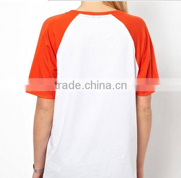 women blank raglan t shirt wholesale