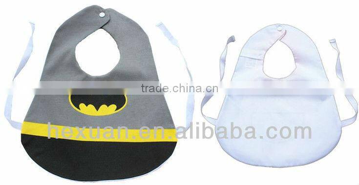 13 designs can choose baby bibs/3 layers baby bibs/superman baby bibs /in stocked or OEM