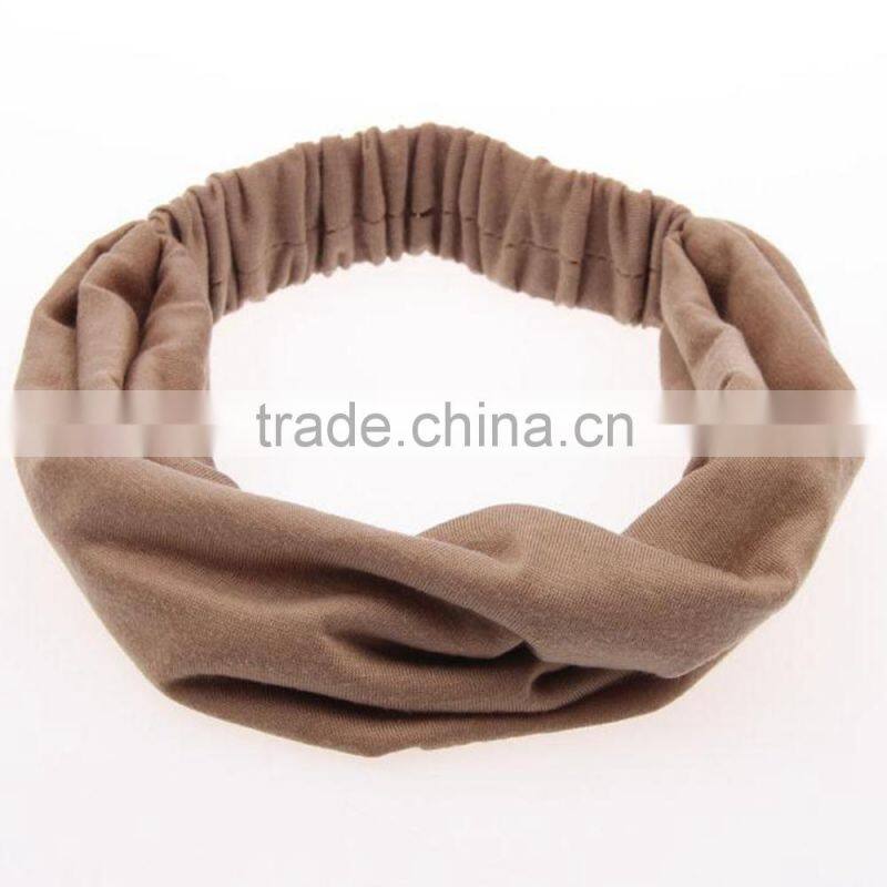 High Quality Wide Cotton Headbands ,Elastic Headband