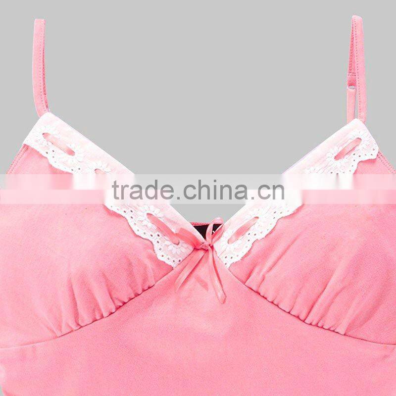 Latest fashion lady nightgown sexy see through sleepwear