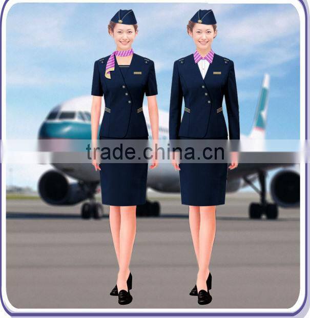 air hostess costume uniform/ air stewardess uniform