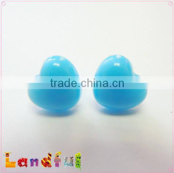 12mm Sky Blue Heart Nose Animal Nose Plush Toy Nose Craft Doll