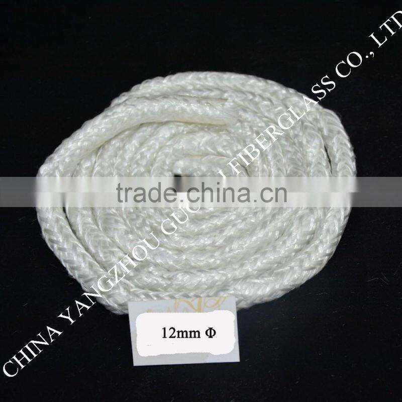 customized fiberglass round wick with net outer