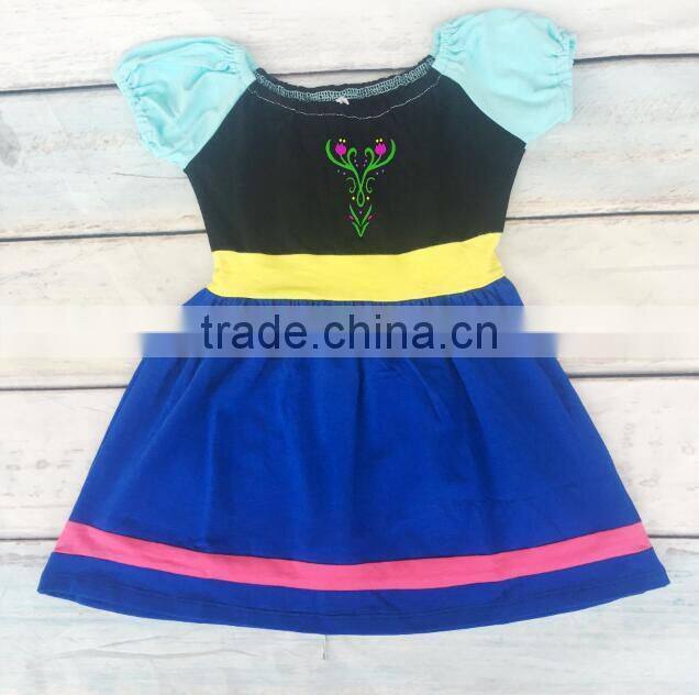 baby frozen anna cotton dresss girls princess playground costume boutique fancy kids clothesdren fancy frozen tops