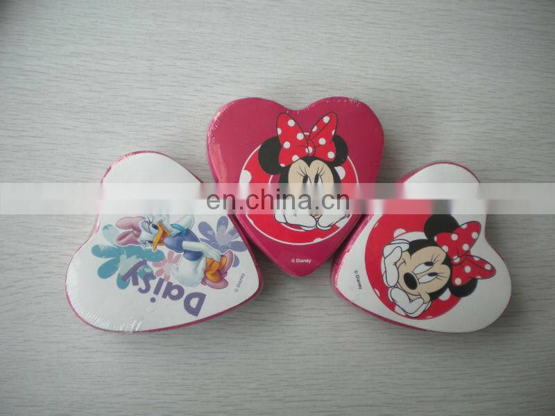 customized compressed magic towel 100% cotton towel fabric with printed Mickey mouse