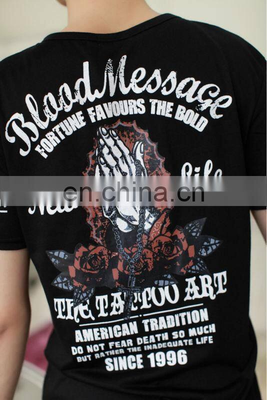 Peijiaxin Latest Design Casual Style Plain Mens Suit Printed Custom Fabric Tshirt