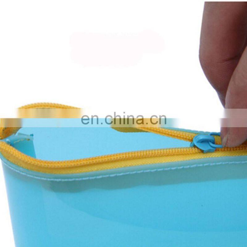 Cheap Colorful PVC Zipper Pencil Storage Case