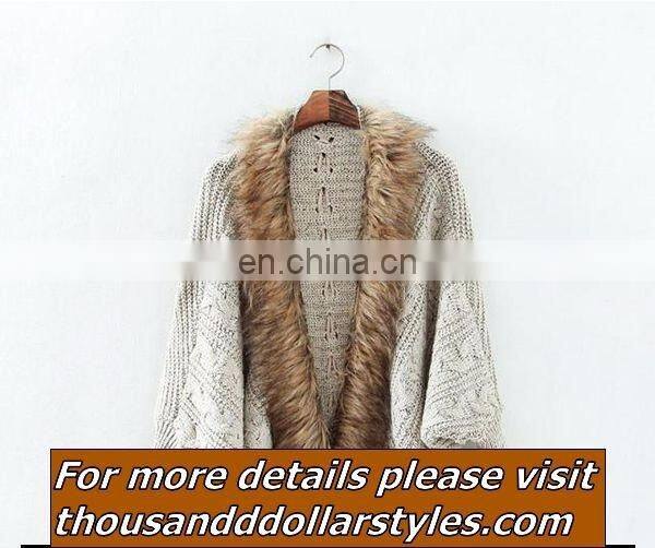 Indian Handmade Ladies Casual Ladies Sleeve Cloak Cape Coat Woolen Poncho Warm Shawl Sweater Outwear