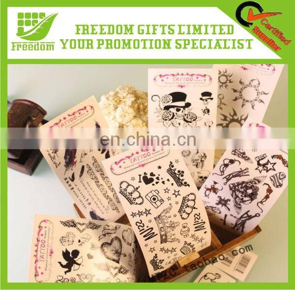 Cheap Top Quality Glitter Body Tattoos Stickers