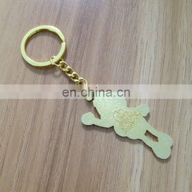 Top sales custom logo hard enamel keychain