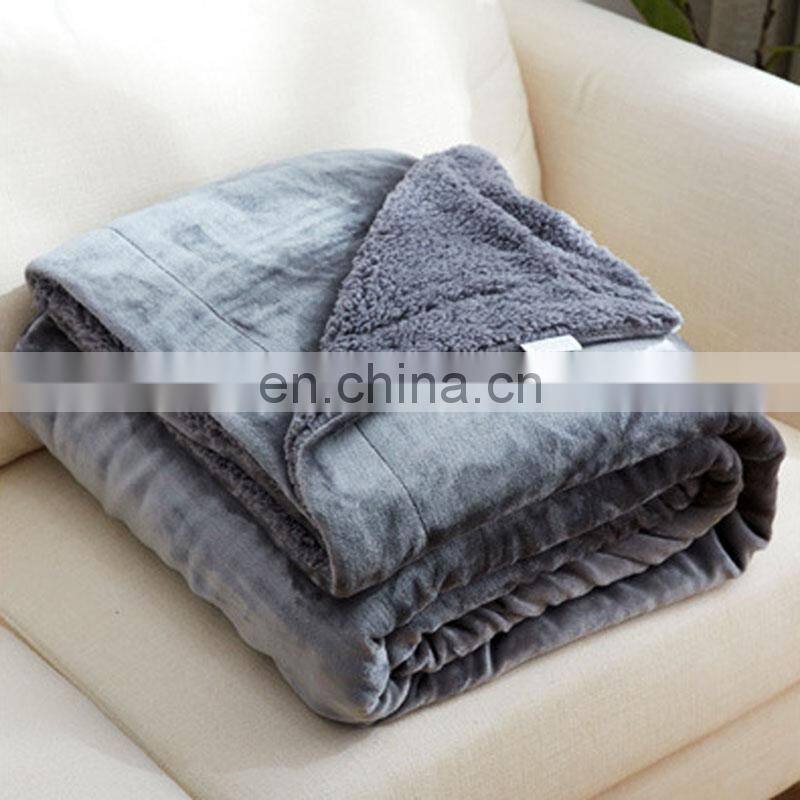 Warm super soft ceramic fiber arab cold electric heating double bed emergency nepal blanket fabric