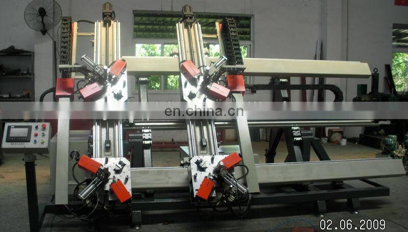 Aluminum windows machine Aluminium profile cutting saw / Double head cutting saw machine