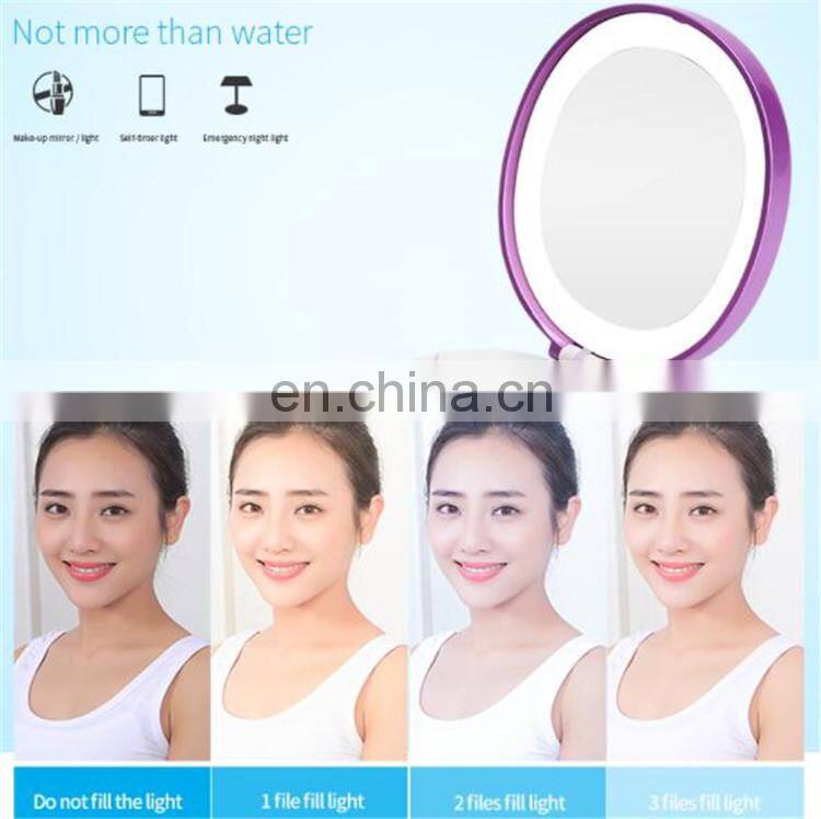 OEM Portable magnifying lamp Vapor Mini facial steamer magnifying lamp facial sprayer can be used anywhere