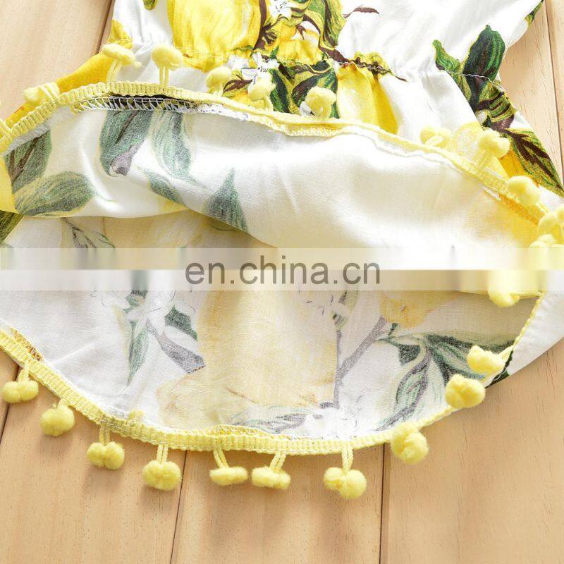 Newborn Baby Girl Floral Jumpsuit Infant Baby Wholesale Kids Romper