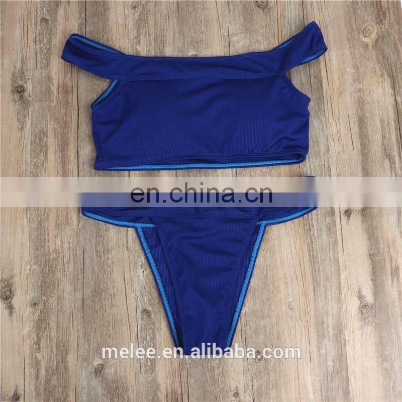 bikini Sexy Solid color Sling simple tie triangle Thong girl Beach Sun bath swimwear women swimsuit women biquini bikinis